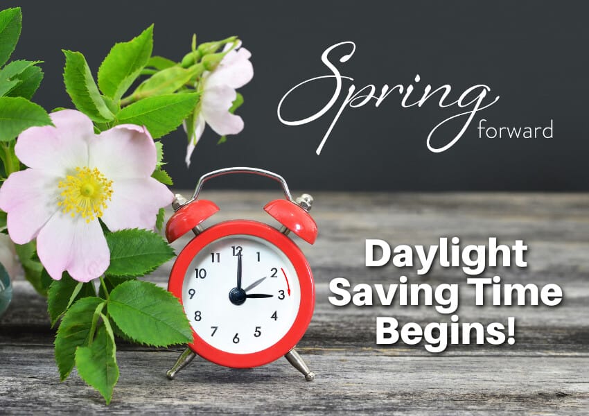 daylight saving time begins