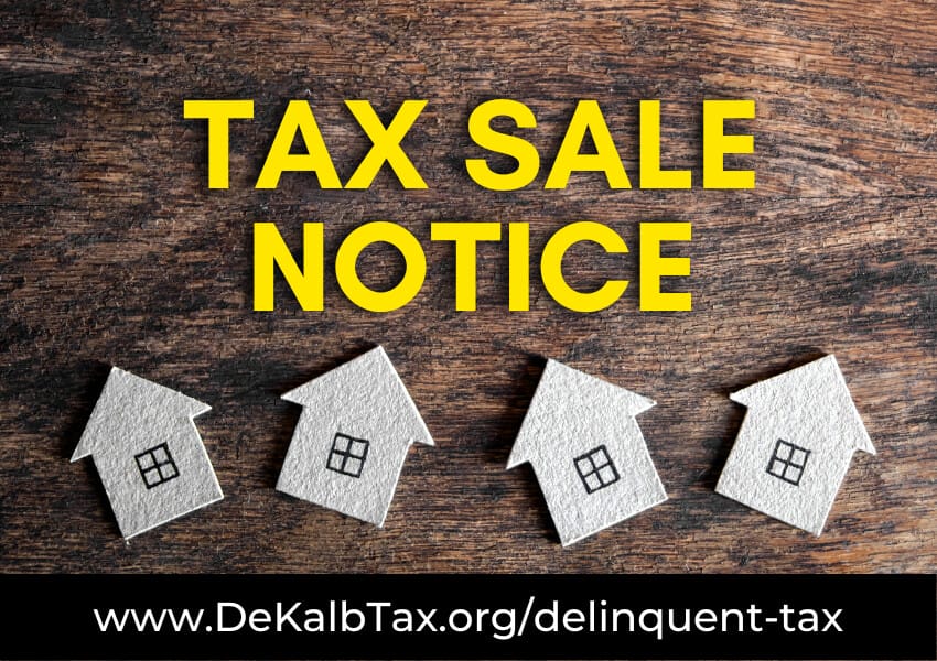 dekalb county tax sale notice